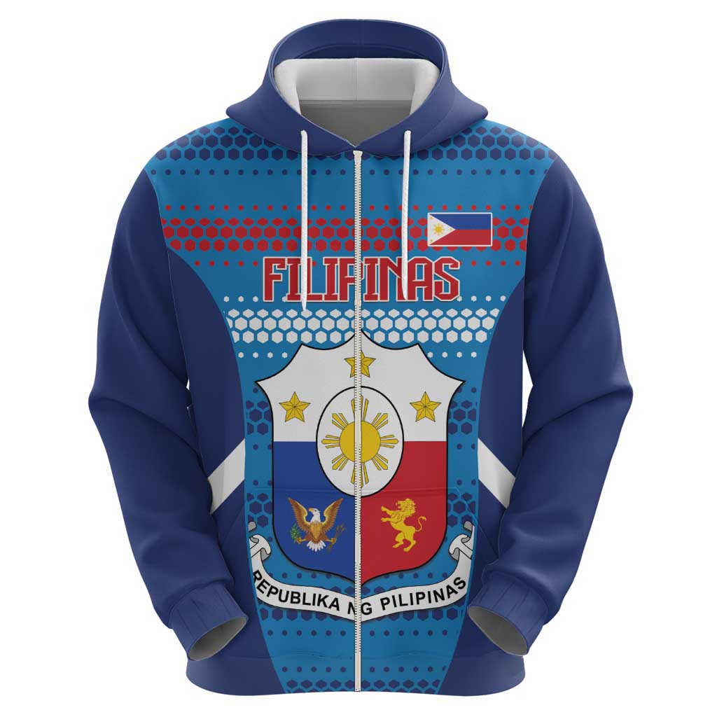 Philippines Football 2026 Zip Hoodie Come On Filipinas