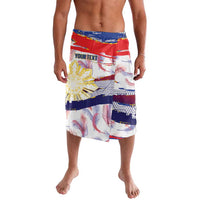 Philippines Sun Tattoo Lavalava Feathers Filipinas Grunge Style White