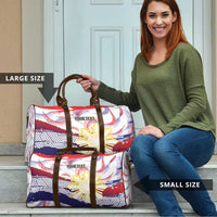 Philippines Sun Tattoo Travel Bag Feathers Filipinas Grunge Style White