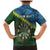 Personalised Solomon Islands Darts Family Matching Mermaid Dress and Hawaiian Shirt Tropical Leaves Melanesian Pattern