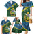 Personalised Solomon Islands Darts Family Matching Mermaid Dress and Hawaiian Shirt Tropical Leaves Melanesian Pattern
