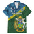 Personalised Solomon Islands Darts Family Matching Mermaid Dress and Hawaiian Shirt Tropical Leaves Melanesian Pattern