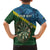 Personalised Solomon Islands Darts Family Matching Tank Maxi Dress and Hawaiian Shirt Tropical Leaves Melanesian Pattern