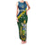 Personalised Solomon Islands Darts Family Matching Tank Maxi Dress and Hawaiian Shirt Tropical Leaves Melanesian Pattern