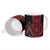 Red Aotearoa Mangopare Kowhaiwhai Niho Taniwha Ceramic Mug Maori New Zealand - Polynesian Pride