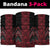 Red Aotearoa Mangopare Kowhaiwhai Niho Taniwha Neck Gaiter Maori New Zealand - Polynesian Pride