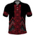 Red Aotearoa Mangopare Kowhaiwhai and Niho Taniwha Polo Shirt Maori New Zealand