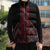 Red Aotearoa Mangopare Kowhaiwhai Niho Taniwha Sleeveless Puffer Jacket Maori New Zealand - Polynesian Pride