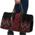 Red Aotearoa Mangopare Kowhaiwhai Niho Taniwha Travel Bag Maori New Zealand - Polynesian Pride
