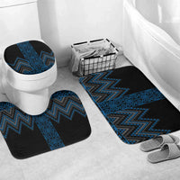 Blue Aotearoa Mangopare Kowhaiwhai Niho Taniwha Bathroom Set Maori New Zealand - Polynesian Pride