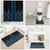 Blue Aotearoa Mangopare Kowhaiwhai Niho Taniwha Bathroom Set Maori New Zealand - Polynesian Pride