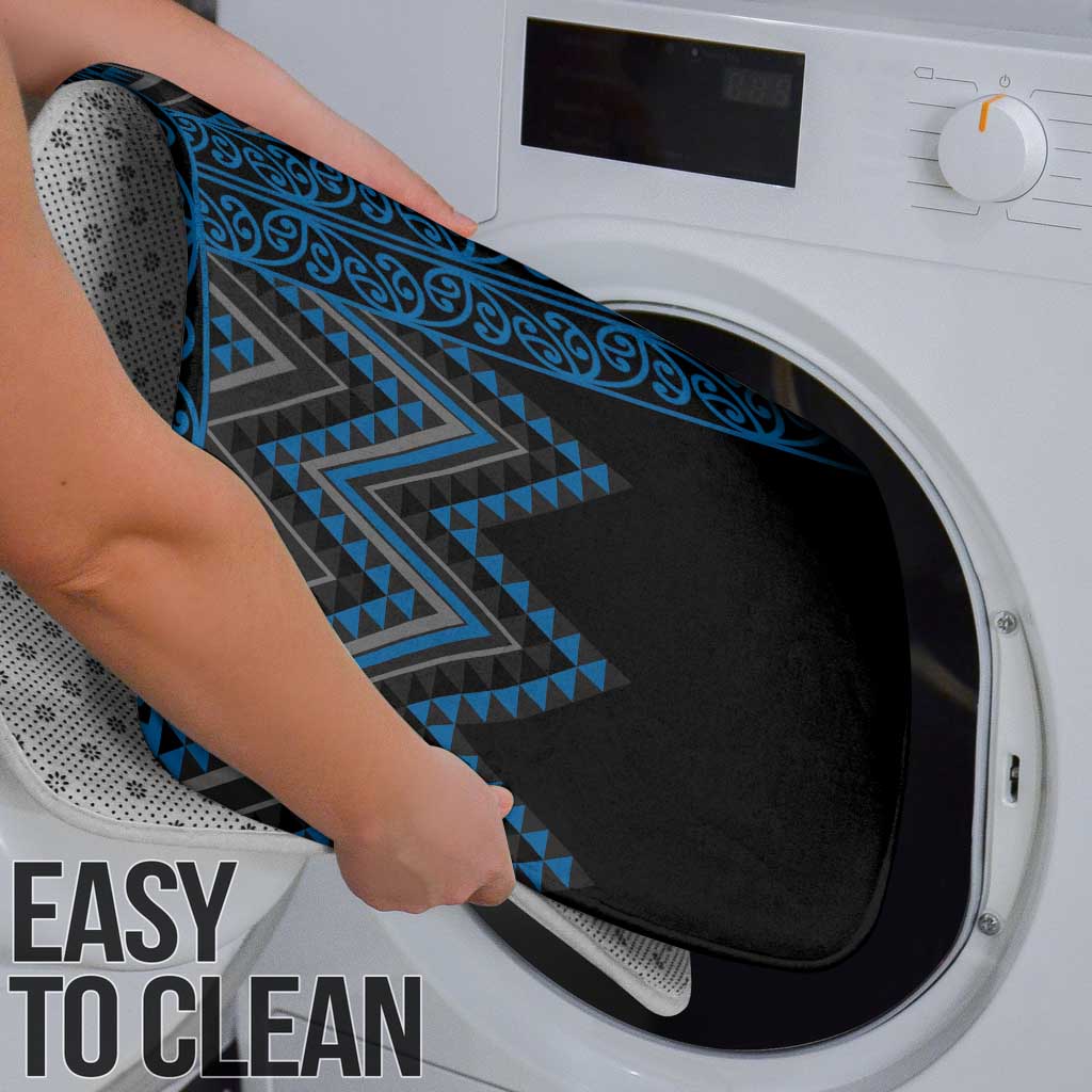 Blue Aotearoa Mangopare Kowhaiwhai Niho Taniwha Bathroom Set Maori New Zealand - Polynesian Pride