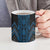 Blue Aotearoa Mangopare Kowhaiwhai Niho Taniwha Ceramic Mug Maori New Zealand - Polynesian Pride