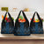 Blue Aotearoa Mangopare Kowhaiwhai and Niho Taniwha Grocery Bag Maori New Zealand