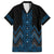 Blue Aotearoa Mangopare Kowhaiwhai and Niho Taniwha Hawaiian Shirt Maori New Zealand