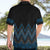 Blue Aotearoa Mangopare Kowhaiwhai and Niho Taniwha Hawaiian Shirt Maori New Zealand