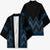 Blue Aotearoa Mangopare Kowhaiwhai Niho Taniwha Kimono Maori New Zealand - Polynesian Pride