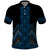Blue Aotearoa Mangopare Kowhaiwhai and Niho Taniwha Polo Shirt Maori New Zealand