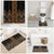 Gold Aotearoa Mangopare Kowhaiwhai Niho Taniwha Bathroom Set Maori New Zealand - Polynesian Pride