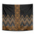 Gold Aotearoa Mangopare Kowhaiwhai and Niho Taniwha Tapestry Maori New Zealand