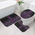 Purple Aotearoa Mangopare Kowhaiwhai Niho Taniwha Bathroom Set Maori New Zealand - Polynesian Pride