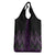 Purple Aotearoa Mangopare Kowhaiwhai and Niho Taniwha Grocery Bag Maori New Zealand