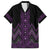 Purple Aotearoa Mangopare Kowhaiwhai and Niho Taniwha Hawaiian Shirt Maori New Zealand