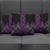 Purple Aotearoa Mangopare Kowhaiwhai Niho Taniwha Pillow Cover Maori New Zealand - Polynesian Pride