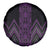 Purple Aotearoa Mangopare Kowhaiwhai and Niho Taniwha Spare Tire Cover Maori New Zealand