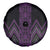 Purple Aotearoa Mangopare Kowhaiwhai and Niho Taniwha Spare Tire Cover Maori New Zealand