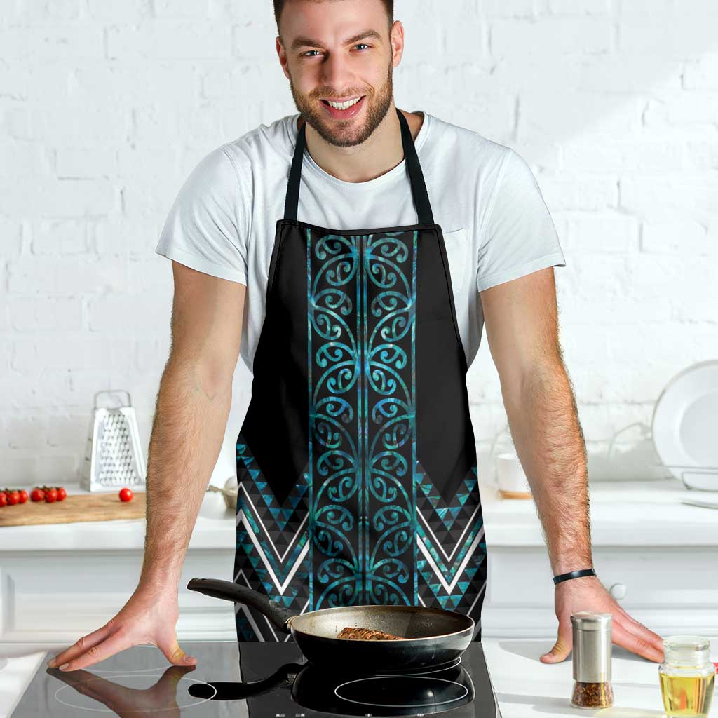 Paua Shell Aotearoa Mangopare Kowhaiwhai Niho Taniwha Apron Maori New Zealand - Polynesian Pride