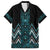 Paua Shell Aotearoa Mangopare Kowhaiwhai and Niho Taniwha Family Matching Summer Maxi Dress and Hawaiian Shirt Maori New Zealand