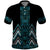 Paua Shell Aotearoa Mangopare Kowhaiwhai and Niho Taniwha Polo Shirt Maori New Zealand