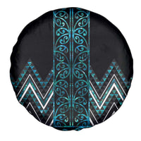 Paua Shell Aotearoa Mangopare Kowhaiwhai and Niho Taniwha Spare Tire Cover Maori New Zealand