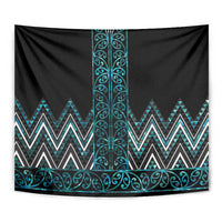 Paua Shell Aotearoa Mangopare Kowhaiwhai and Niho Taniwha Tapestry Maori New Zealand