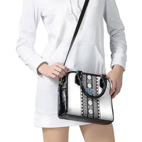 Fiji Day 1970 Shoulder Handbag For Fiji Ever Fiji Tapa Pattern White
