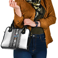 Fiji Day 1970 Shoulder Handbag For Fiji Ever Fiji Tapa Pattern White