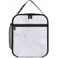 Tonga White Sunday Lunch Bag Fakame Tongan Ngatu Turtle