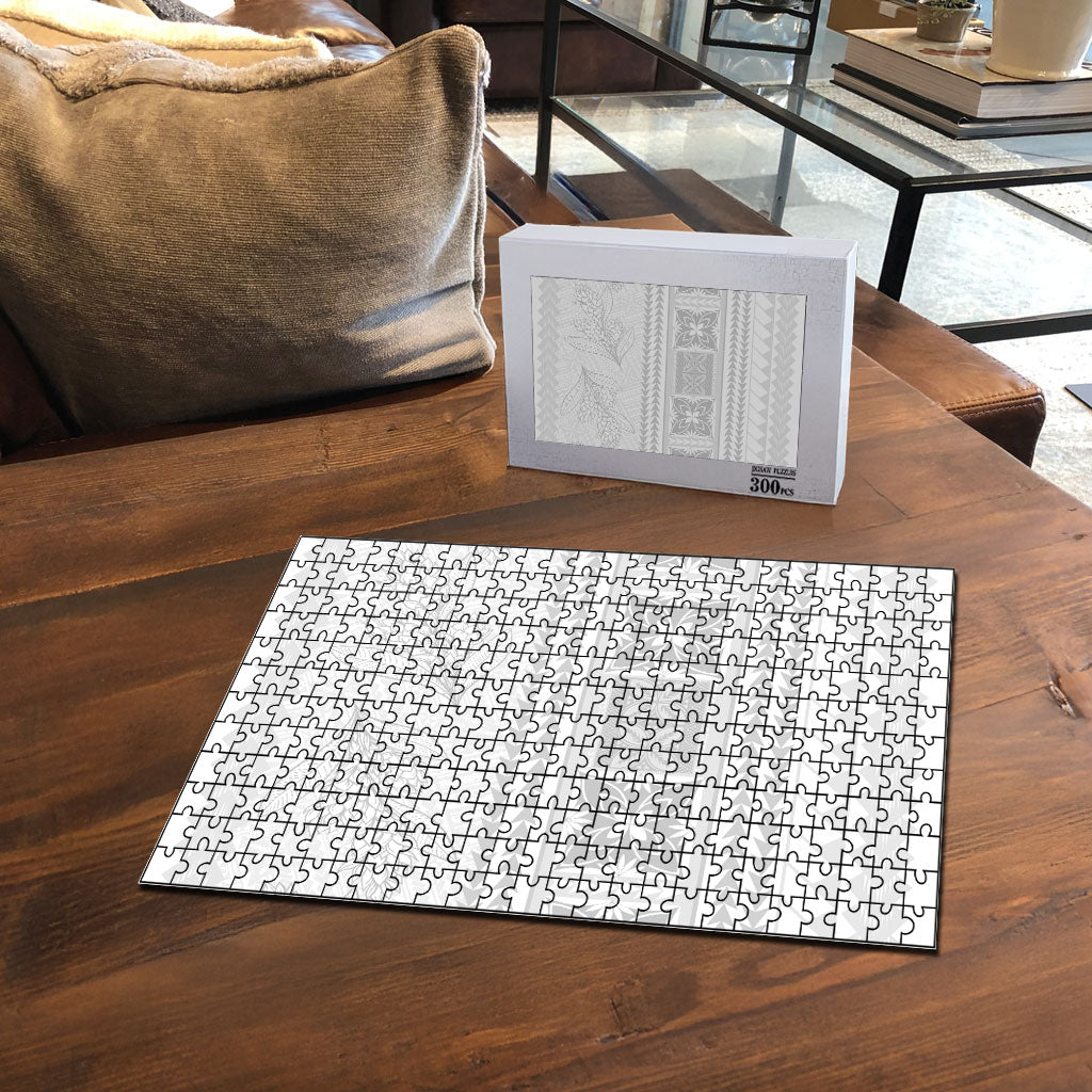 Samoa White Sunday Puzzle Lotu Tamaiti Samoan Siapo Teuila Flowers