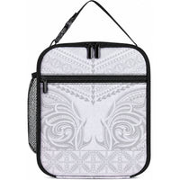 Niue White Sunday Lunch Bag Aho Tapu Fanau Hiapo Pattern