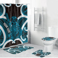 Kikorangi Aotearoa Atua Tumatauenga Personalised Bathroom Set Maori God Of War Tiki With Taiaha