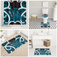Kikorangi Aotearoa Atua Tumatauenga Personalised Bathroom Set Maori God Of War Tiki With Taiaha