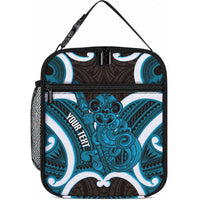 Kikorangi Aotearoa Atua Tumatauenga Personalised Lunch Bag Maori God Of War Tiki With Taiaha