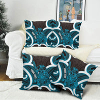 Kikorangi Aotearoa Atua Tumatauenga Personalised Pillow Cover Maori God Of War Tiki With Taiaha