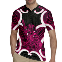 Mawhero Aotearoa Atua Tumatauenga Personalised Rugby Jersey Maori God Of War Tiki With Taiaha