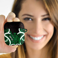Kakariki Aotearoa Atua Tumatauenga Personalised AirPods Case Maori God Of War Tiki With Taiaha LT14 - Polynesian Pride