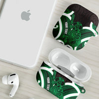 Kakariki Aotearoa Atua Tumatauenga Personalised AirPods Case Maori God Of War Tiki With Taiaha LT14 - Polynesian Pride