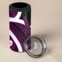 Waiporoporo Aotearoa Atua Tumatauenga 4 in 1 Can Cooler Tumbler Maori God Of War Tiki With Taiaha LT14 - Polynesian Pride