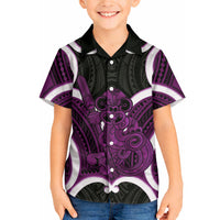 Waiporoporo Aotearoa Atua Tumatauenga Personalised Hawaiian Shirt Maori God Of War Tiki With Taiaha LT14 - Polynesian Pride