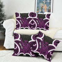 Waiporoporo Aotearoa Atua Tumatauenga Personalised Pillow Cover Maori God Of War Tiki With Taiaha LT14 - Polynesian Pride